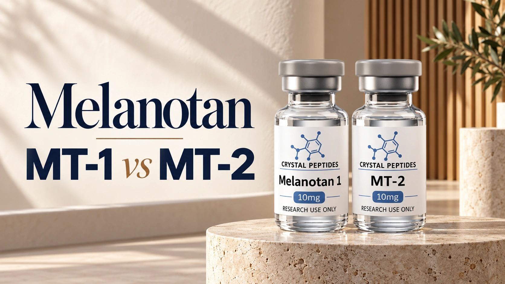 Melanotan MT-1 срещу MT-2: структура, доказателства и регулаторен статут