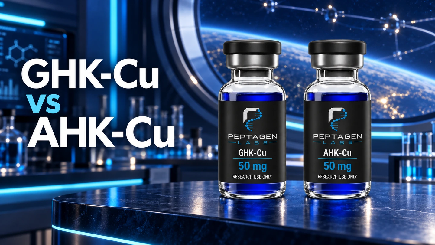 GHK-Cu и AHK-Cu: Какво се променя при промяна на една аминокиселина?
